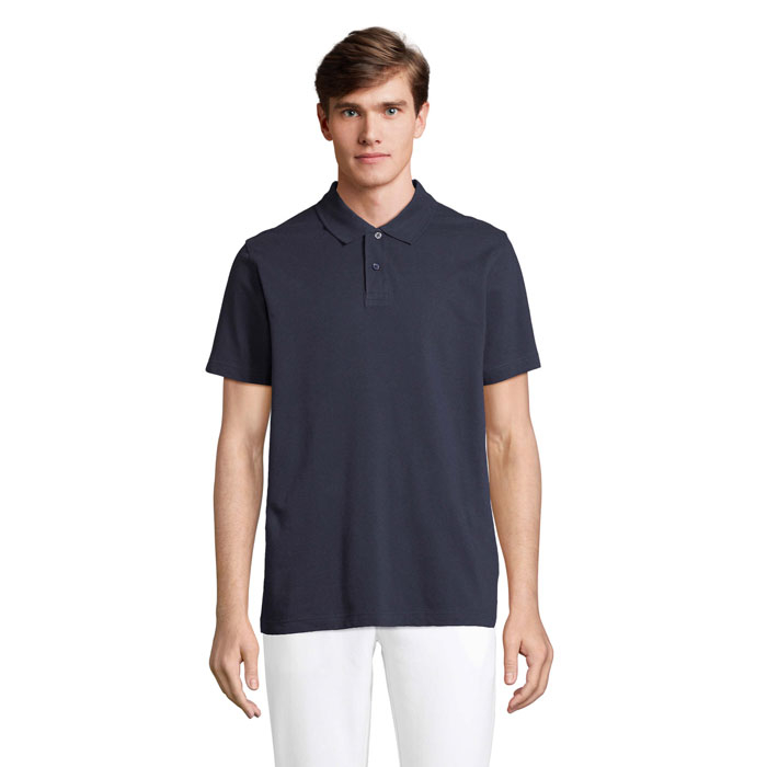 Polo unisexe personnalisé coton PULSE French Marine